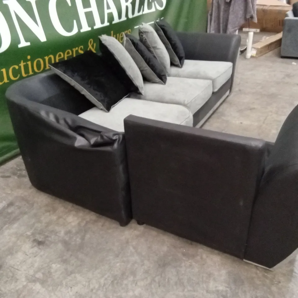 DESIGNER FABRIC  SCATTER-BACK CORNER SOFA 