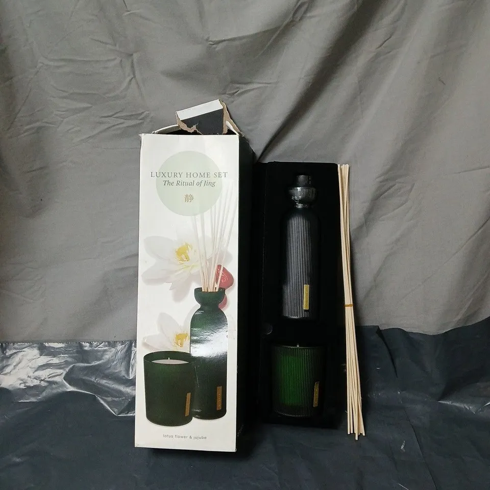 RITUALS THE RITUAL OF JING LUXURY HOME SET – REED DIFFUSER & CANDLE