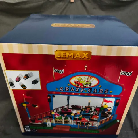 BOXED LEMAX CRAZY CARS ANIMATED TABLE ACCENTS 