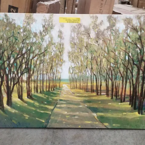 FOREST PATH BY TIM OTOOLE - WRAPPED CANVAS PAINTING 