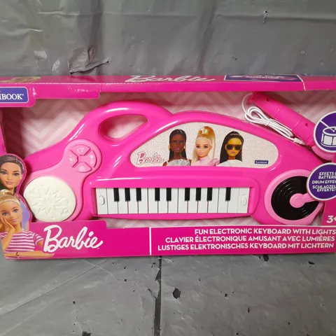 BARBIE FUN ELECTRONIC KEYBOARD WITH LIGHTS