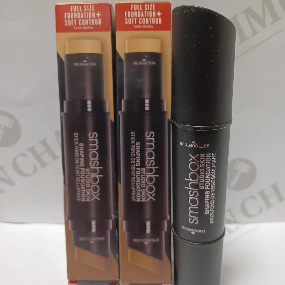 LOT OF 2 SMASHBOX STUDIO SKIN SHAPING FOUNDATION STICKS 