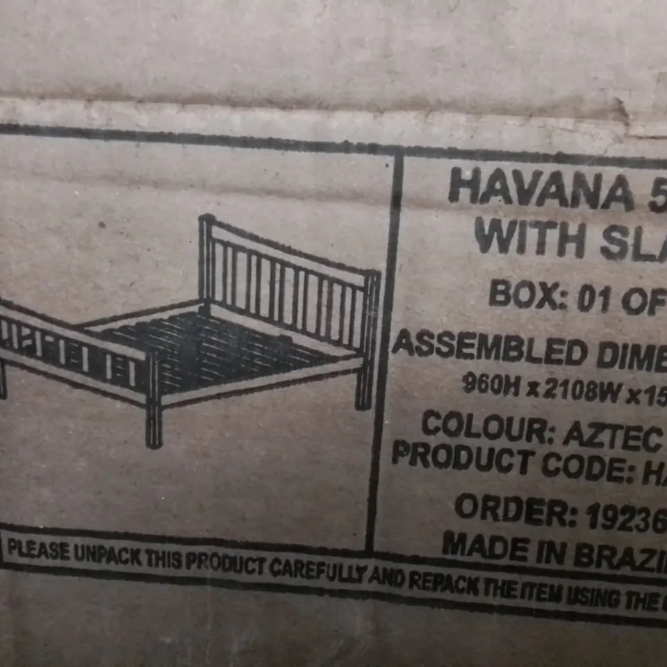 HAVANA 5FT BED (1 BOX + HEADBOARD & FOOTBOARD)