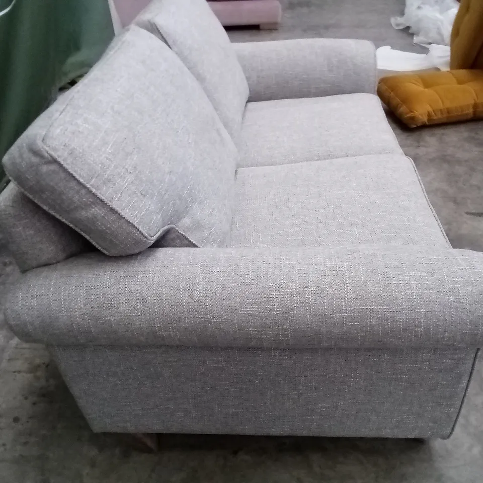QUALITY THE LOUNGE CO DESIGNER 2 SEATER SOFA - GREY FABRIC