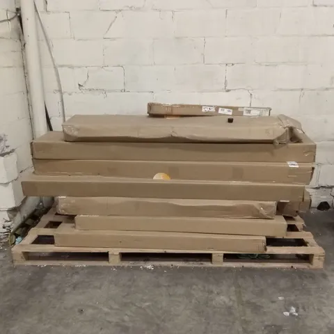 PALLET OF ASSORTED EMMA BED FRAME PARTS AND PIECES