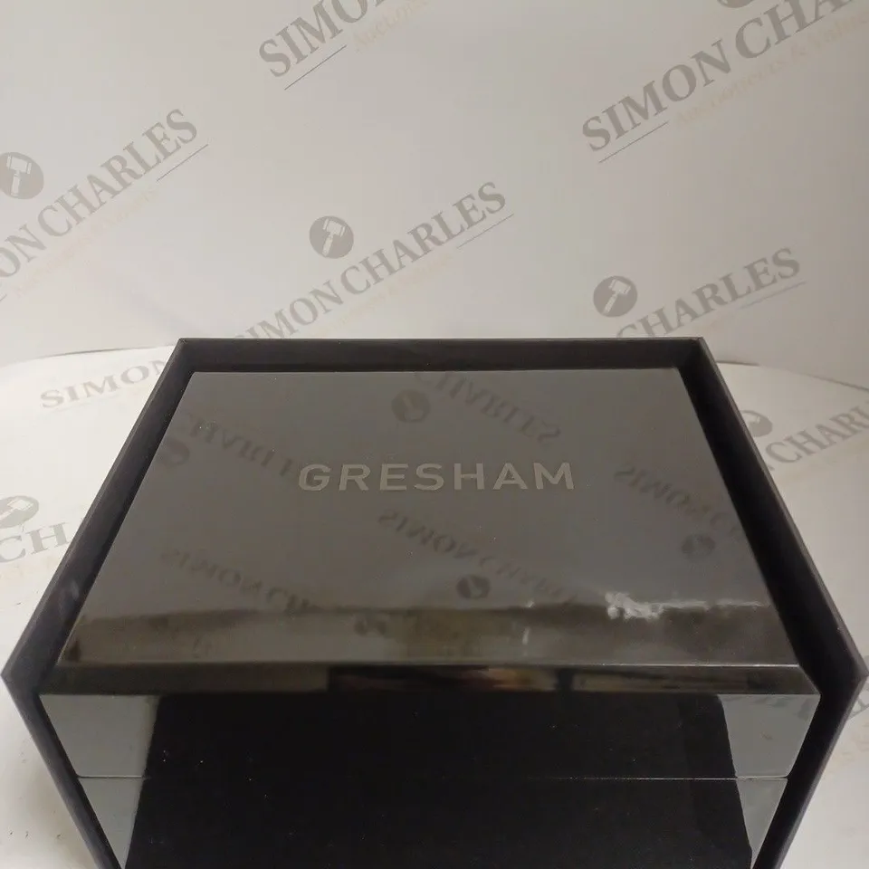 BOXED GRESHAM GENTS GENESIS G1 SPECIAL EDITION WATCH - RUBBER STRAP - YELLOW