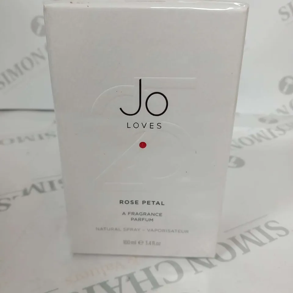 BOXED AND SEALED JO LOVES ROSE PETAL A FRAGRANCE PARFUM 100ML