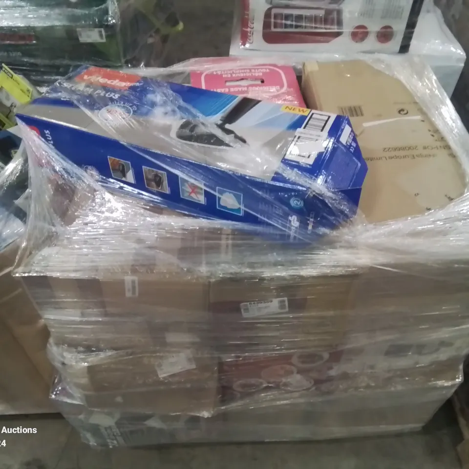 PALLET OF APPROXIMATELY 25 UNPROCESSED RAW RETURN HOUSEHOLD AND ELECTRICAL GOODS TO INCLUDE;
