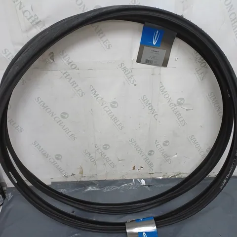 LOT OF 2 SCHWALBE TIRE LUGANO II 28-622 28" K-GUARD WIRED SILICA BLACK