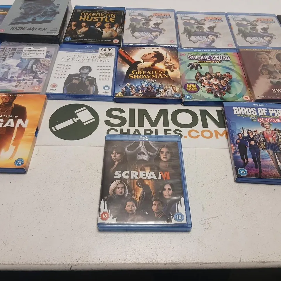 APPROXIMATELY 17 ASSORTED BLU-RAY & DVD FILM COLLECTION 
