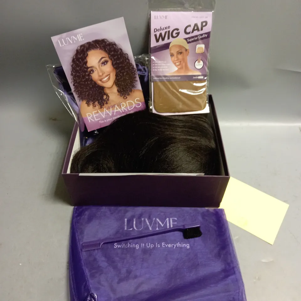 BOXED LUVME DARK BROWN WIG