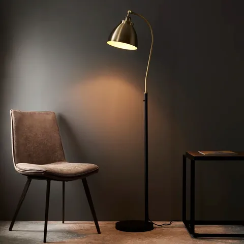BOXED ZIEMER 160CM MATTE ARCHED FLOOR LAMP