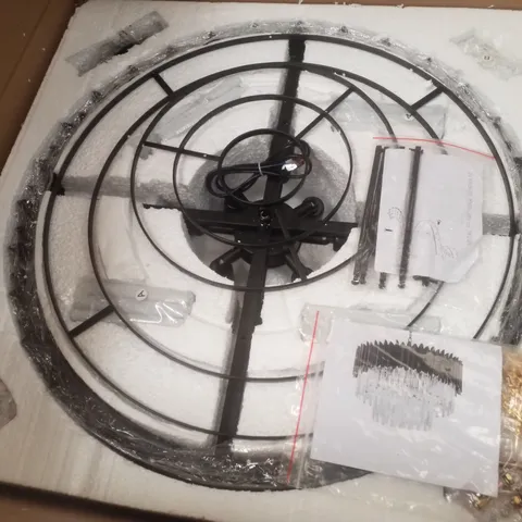 BOXED CTYSTAL CHANDELIER