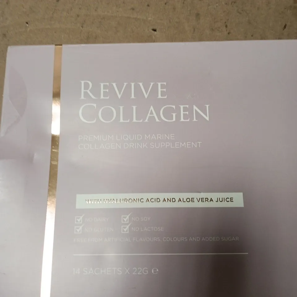 REVIVE COLLAGEN PREMIUM LIQUID MARINE COLLAGEN DRINK SUPPLEMENT – 14 SACHETS