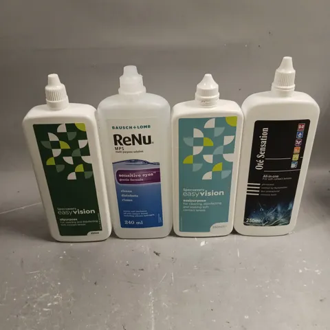 APPROXIMATELY 25 ASSORTED CONTACT LENS LIQUID SOLUTIONS - COLLECTION ONLY