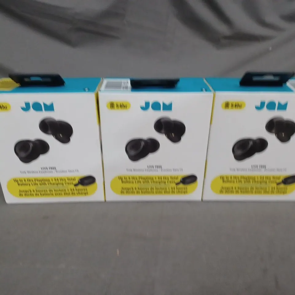 SET OF 3 JAM AUDIO TRULY WIRELESS EARPHONES