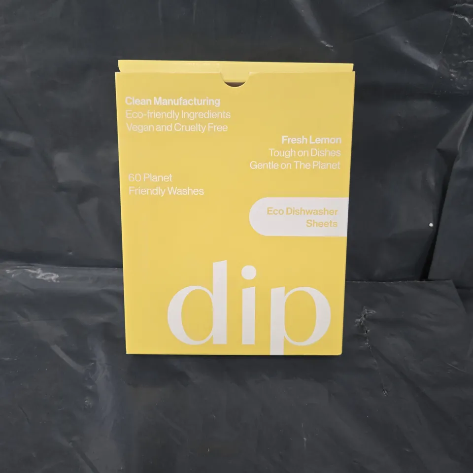 BOXED DIP FRESH LEMON ECO DISHWASHER SHEETS 