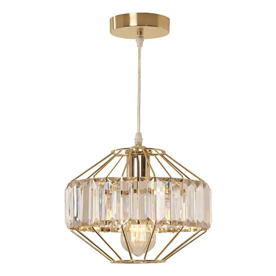 BOXED LEARY 1-LIGHT GEOMETRIC PENDANT 