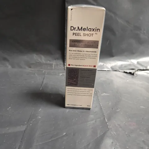 SEALED DR. MELAXIN PEEL SHOT PS EXFOLIANT – BLACK RICE 80ML