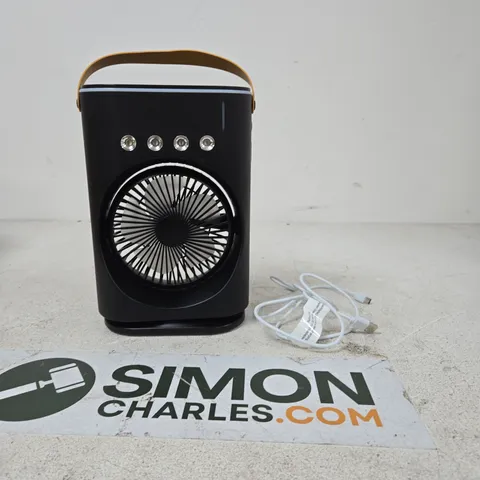 BELL & HOWELL RECHARGEABLE MISTING DESK FAN β BLACK