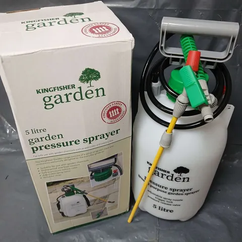 BOXED KINGFISHER GARDEN 5L PRESURE WASHER