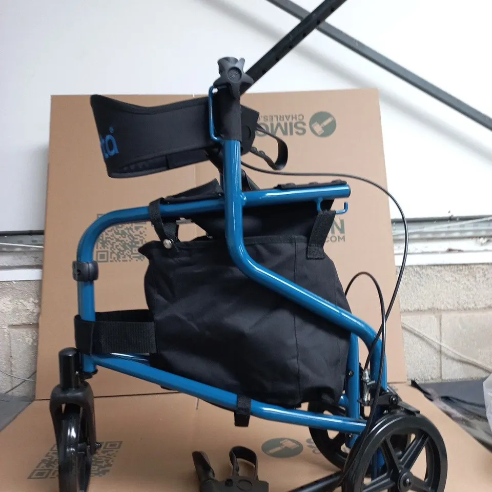 ALERTA ALT-R004 THREE-WHEEL ALUMINIUM ROLLATOR – UK VERSION
