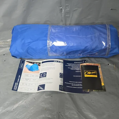 OUTBOUND SINGLE SKIN TUNNEL TENT - BLUE