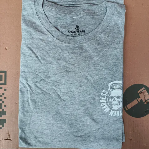XPLOSIVE APE SHORT SLEEVE T-SHIRT IN GREY SIZE 2XL