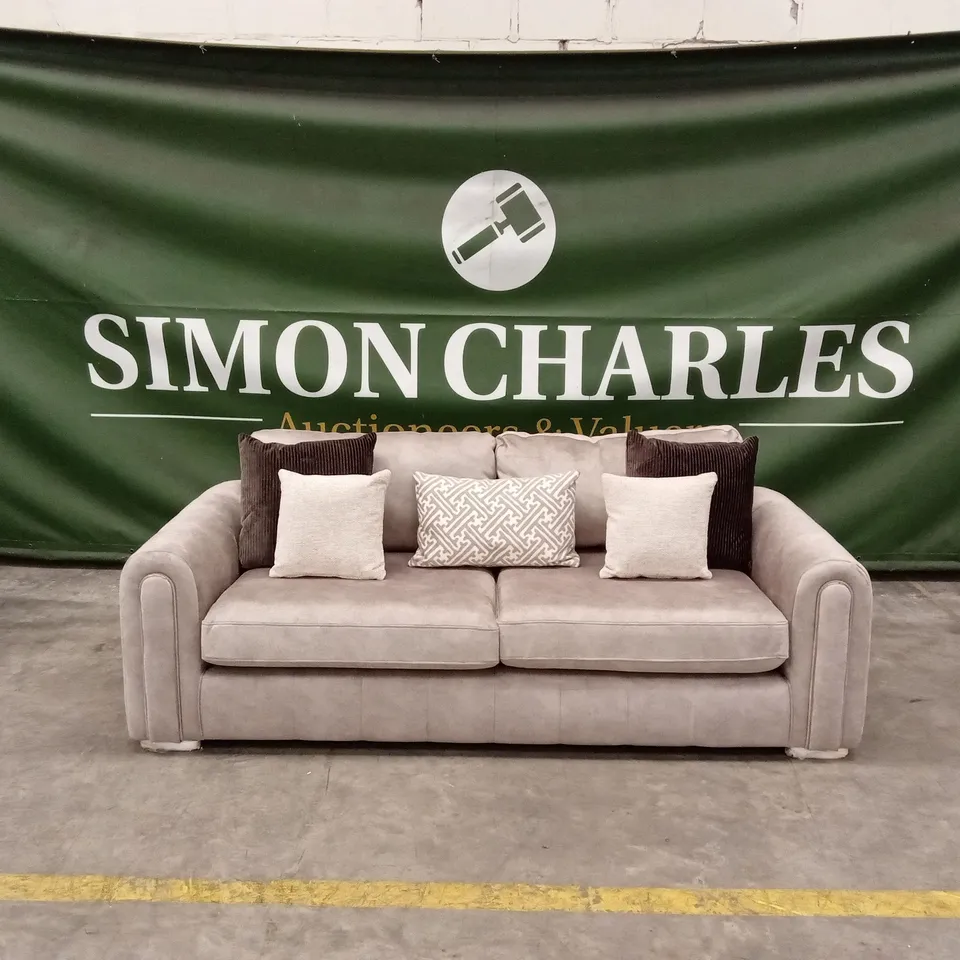 AMARA 3 SEATER SOFA - STONE RRP £1249