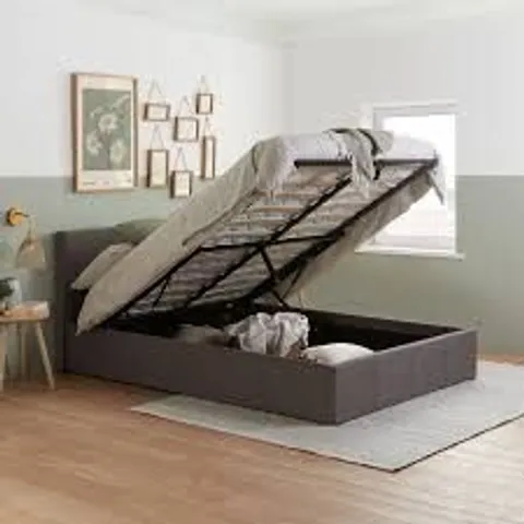 BOXED BIRLEA BERLIN SMALL DOUBLE BED GREY (1 BOX)