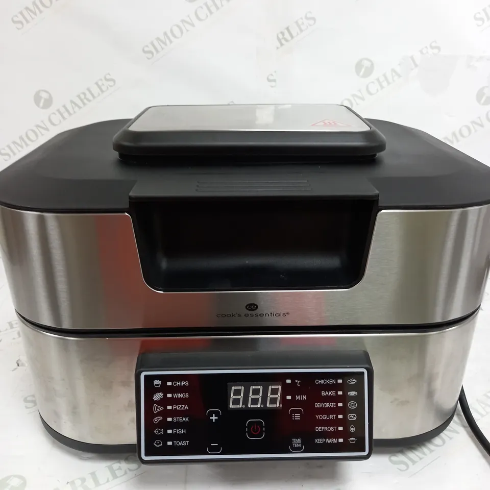 BOXED COOK'S ESSENTIALS GRILL & AIRFRYER 5.5L