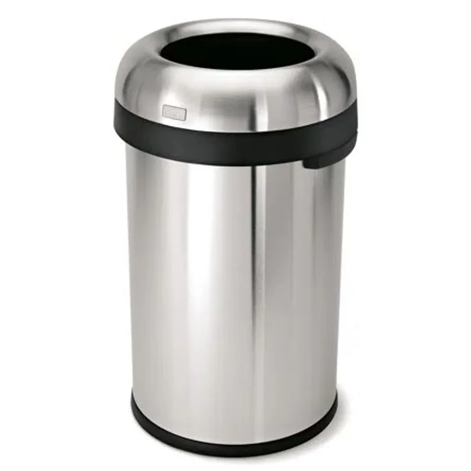 BOXED SIMPLEHUMAN 80L OPEN OFFICE BIN 