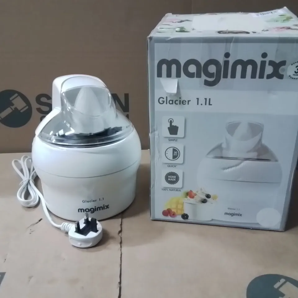 BOXED MAGIMIX 1.1 LE GLACIER ICE CREAM MAKER