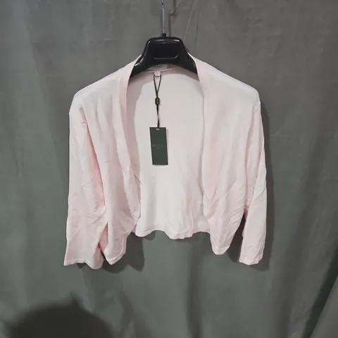 HOBBS LONDON PINK KNIT CARDIGAN – UK SIZE XL