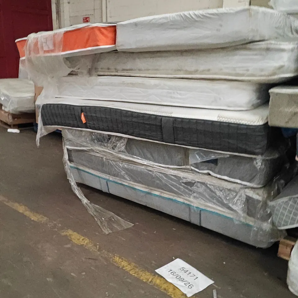 PALLET CONTAINING APPROXIMATELY 8 MATTRESSES SIZES VARY
