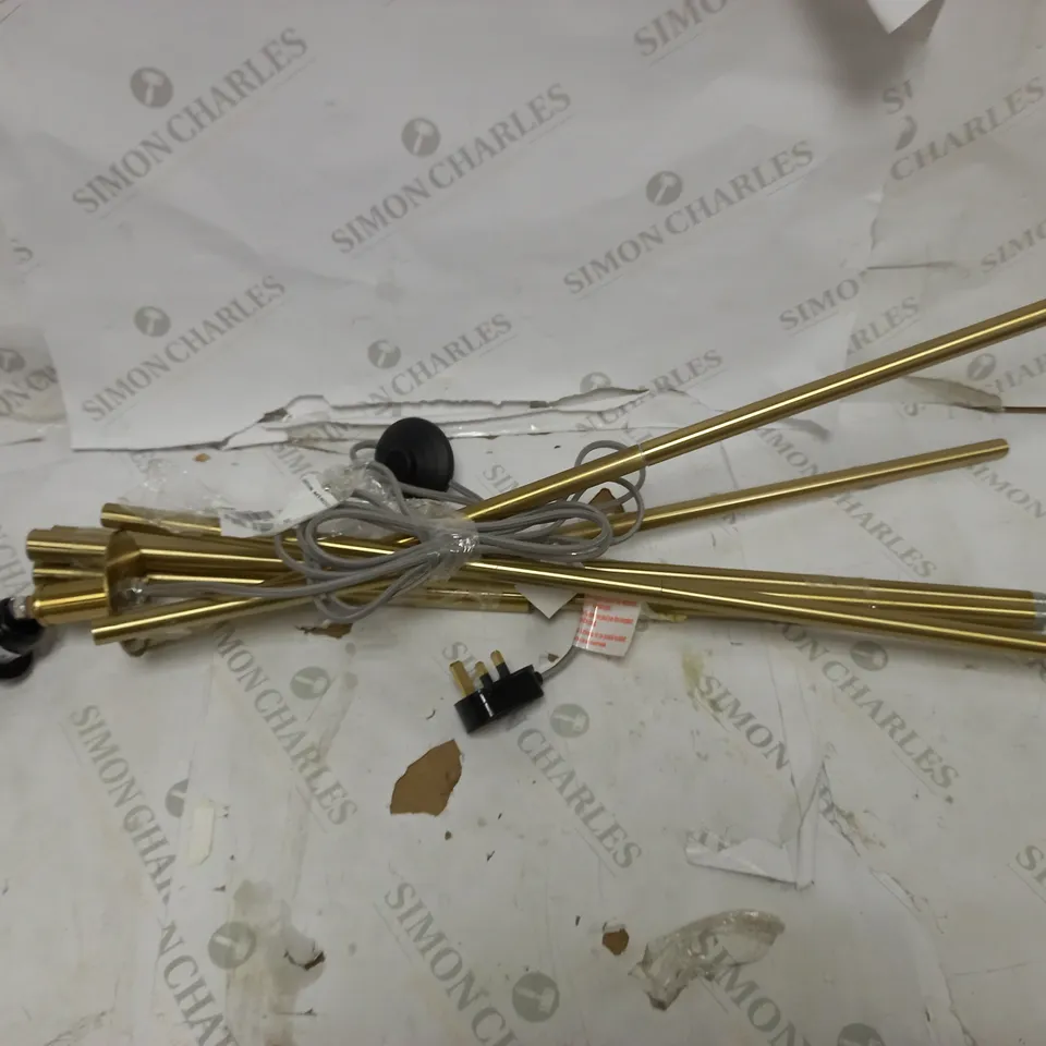 JOHN LEWIS FLOOR LAMP GOLD - LEGS ONLY