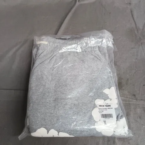 DENIM TEARS COTTON WREATH SWEATPANTS – GREY, SIZE M