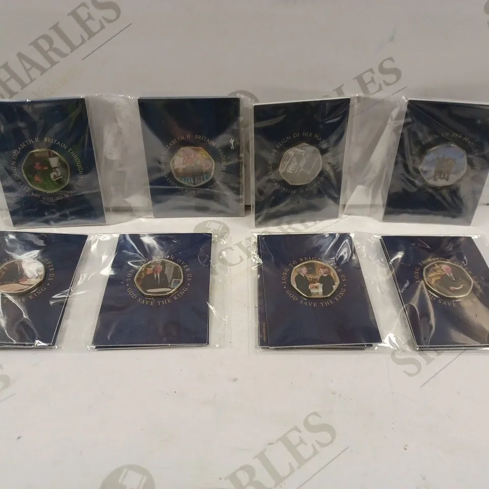 BOX TO CONTAIN APPROX. 26 X ASSORTED COMMEMORATIVE COLLECTORS COINS/MEDALS. DESIGNS VARY 