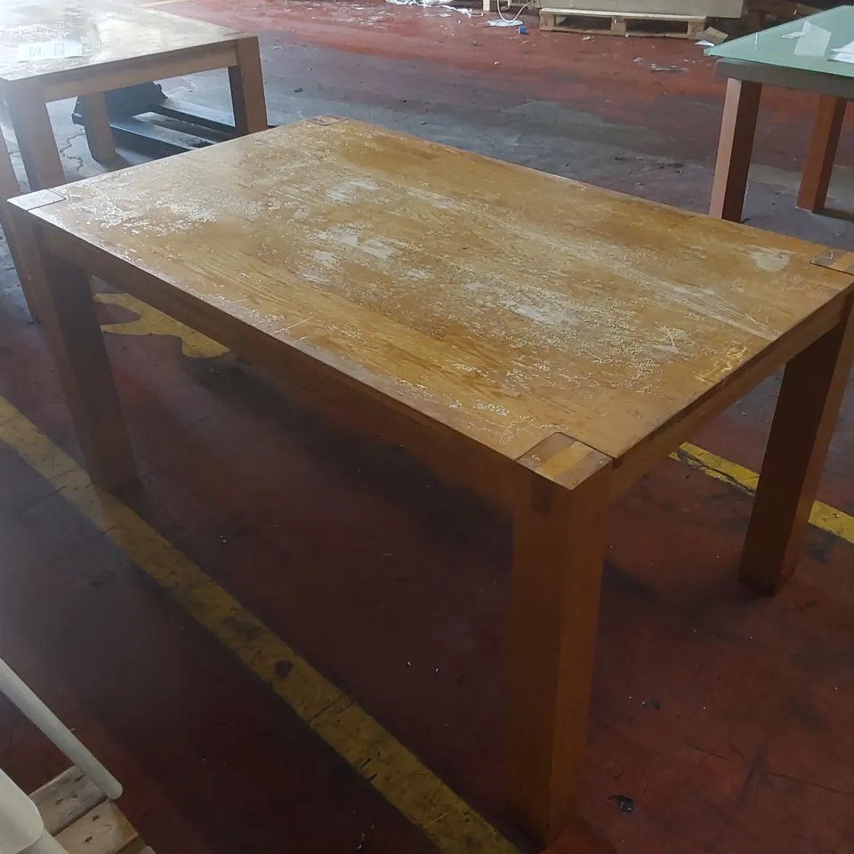 SOLID WOOD RESTAURANT DINING TABLE