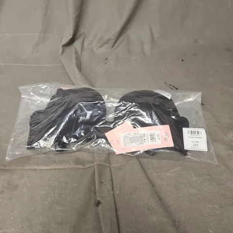BOUX AVENUE STRAPLESS BRA IN DARK SIZE 32A