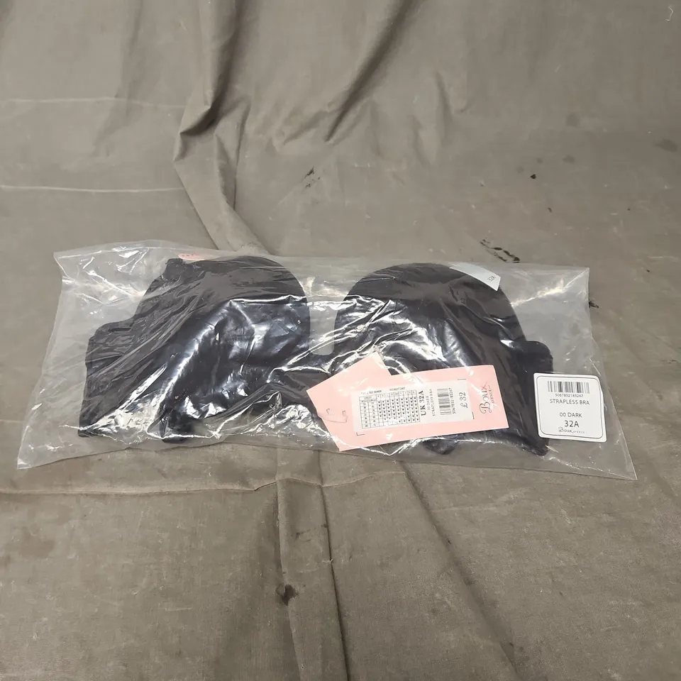 BOUX AVENUE STRAPLESS BRA IN DARK SIZE 32A