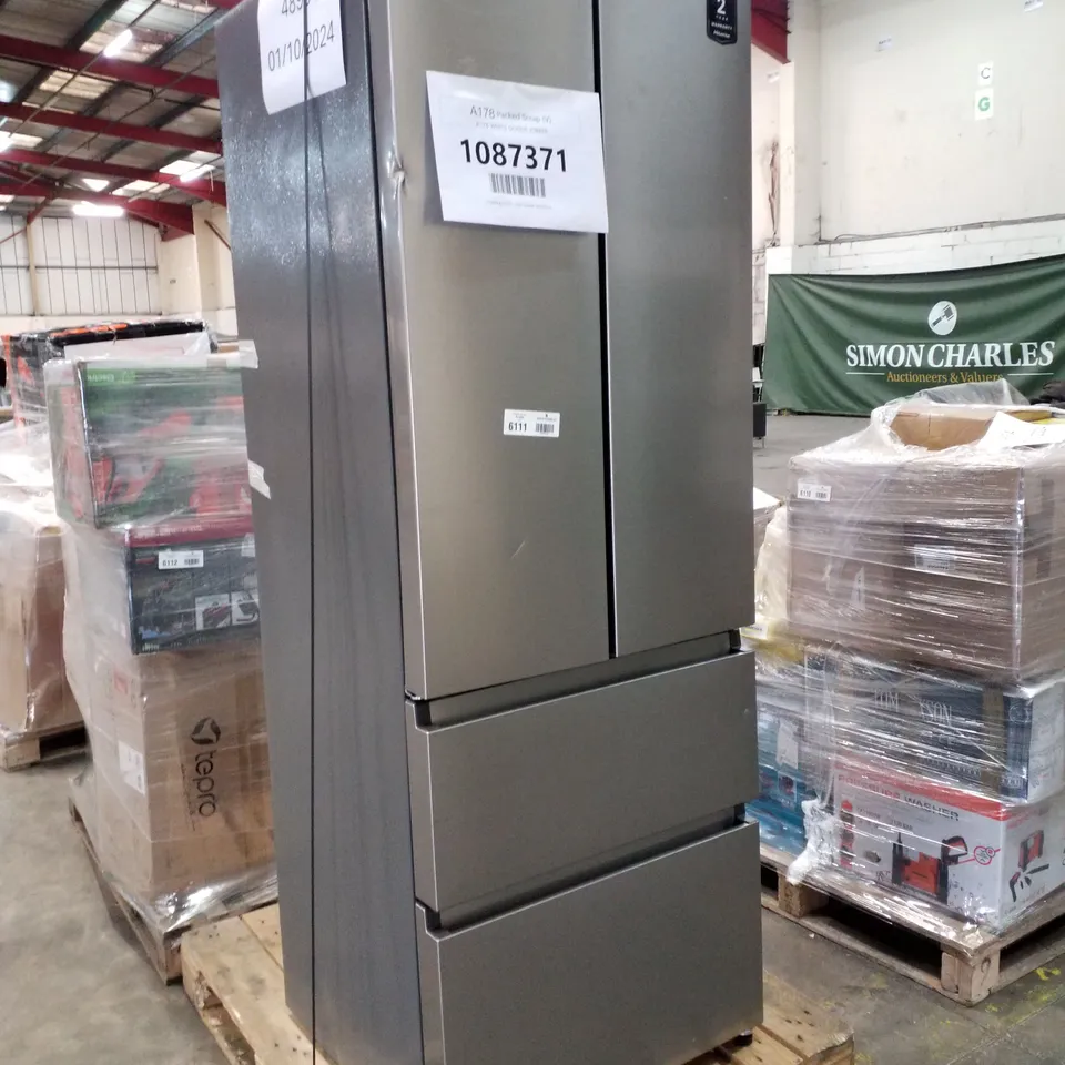 HISENSE FREESTANDING MULTI DOOR FRIDGE FREEZER - UNPROCESSED RAW RETURN