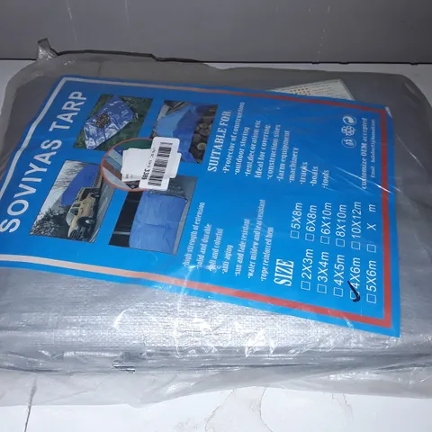 GREY 4X6M TARP