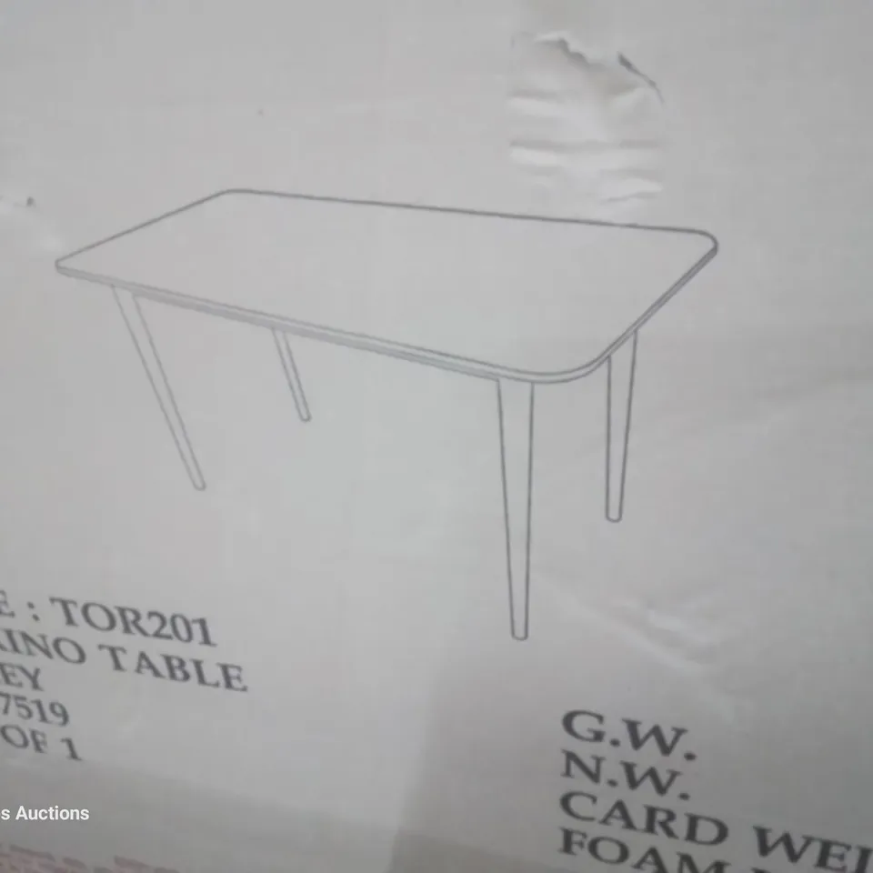 BOXED TORINO TABLE GREY