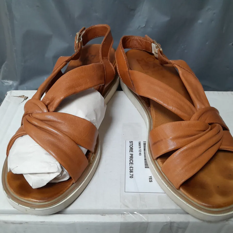 MODA IN PELLE OLANNA SANDALS IN TAN - SIZE 38