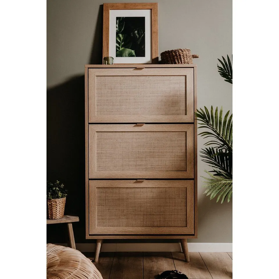 BOXED SHOE CABINET MANTAU FOR 12 PAIRS OF SHOES (1 BOX)