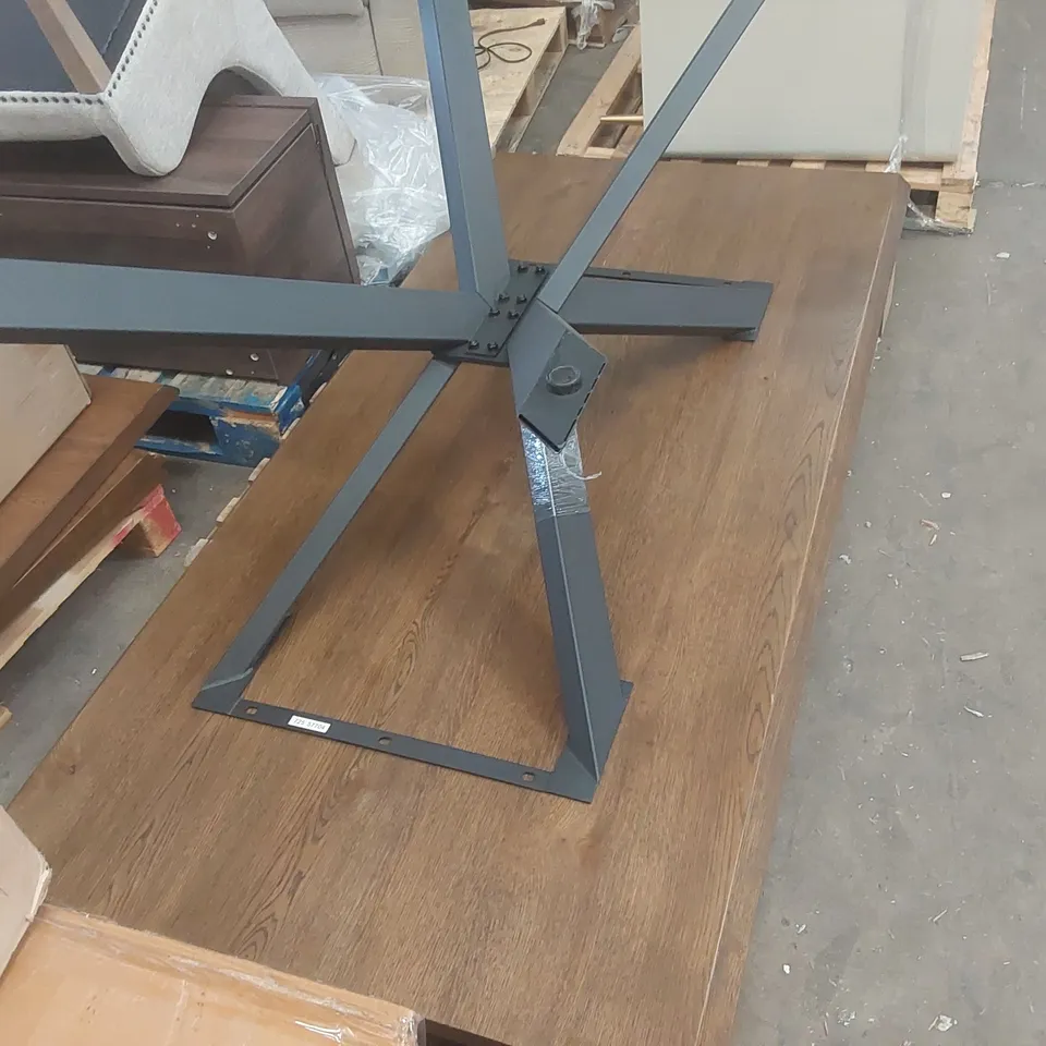 DESIGNER VENEER WOODEN DINING TABLE