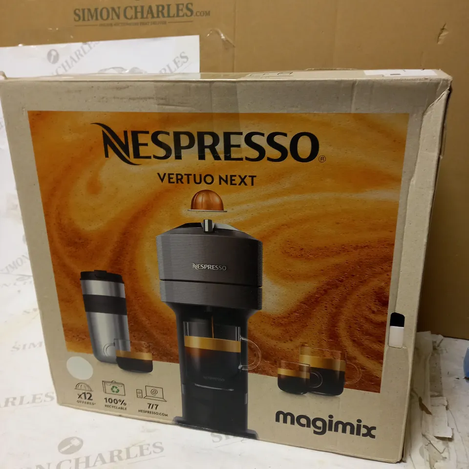 NESPRESSO VERTUO NEXT 11706 COFFEE MACHINE BY MAGIMIX, CONTRAST WHITE