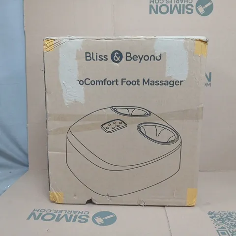 BOXED BLISS & BEYOND JH-ZL4 COMFORT FOOT MASSAGER