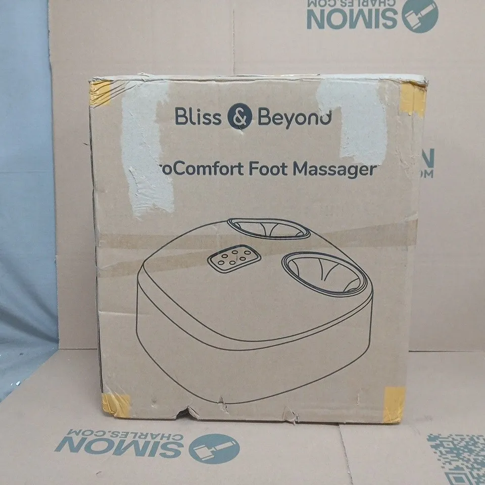 BOXED BLISS & BEYOND JH-ZL4 COMFORT FOOT MASSAGER